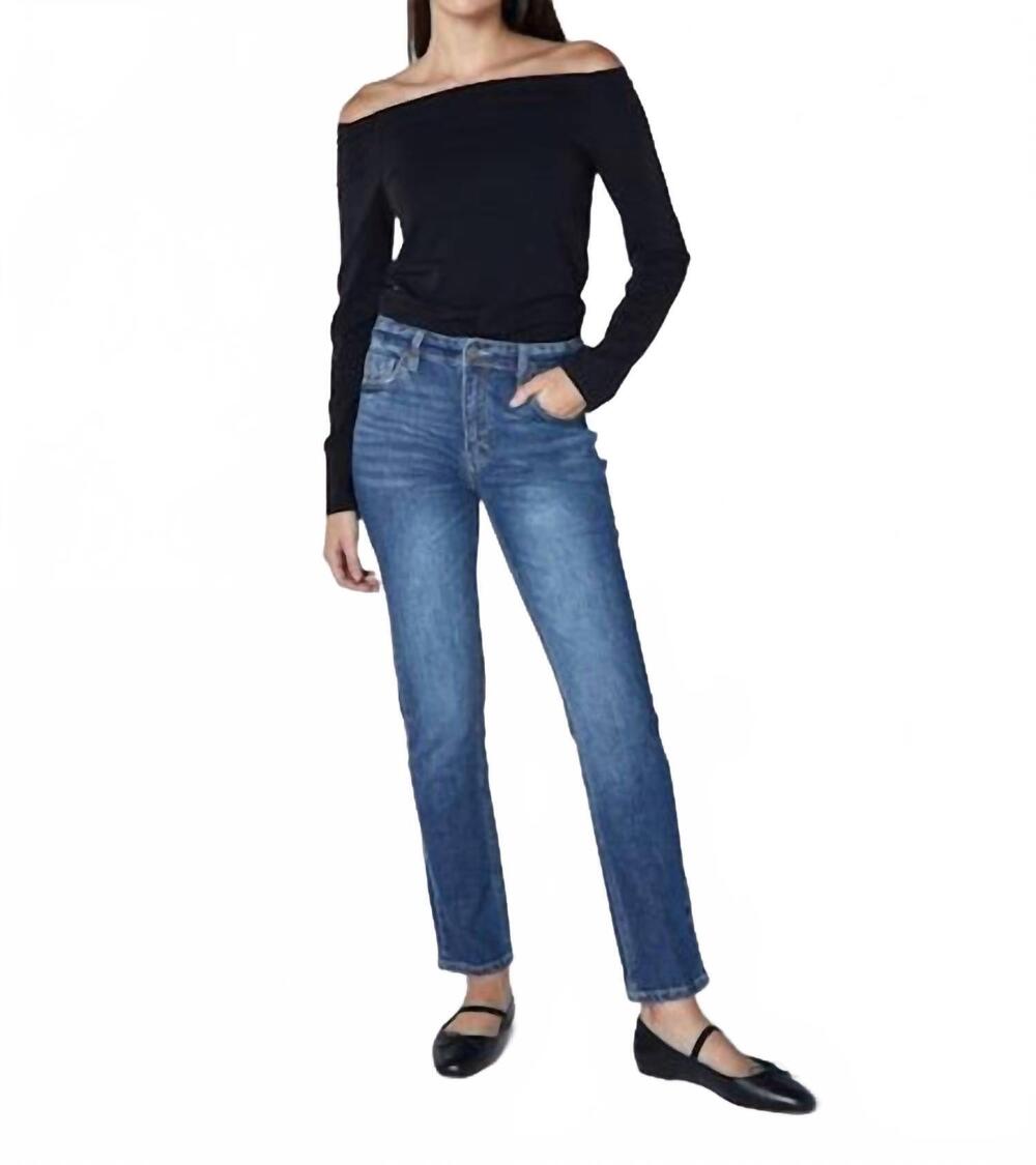NEW UNPUBLISHED joan straight leg jeans in inkling